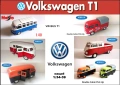 Метални колички Volkswagen VW T1 , снимка 1