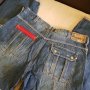 Original Vintage Retro 90's BULLROT WEAR CLOTHING CORP. Denim Hip Hop Rap Graffiti Embroidered Jeans, снимка 4