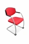 Конферентни столове с S-образна рамка Stoll Giroflex 16 червен, снимка 1