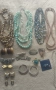Колиета перли боядисани обици клипс,брошки., снимка 1