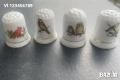 Порцеланови напръстници - колекционерски /птици/-4 бр, снимка 1
