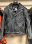 Кожено чопърско яке Motomall 2022 мото чопър естествена кожа яке мотор, снимка 11