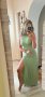 Елегантна зелена рокля, снимка 1 - Рокли - 37887595