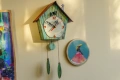 Ръчно изработен дървен часовник „Къщичка с кукувица“, снимка 7