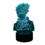 3D аниме LED Нощна лампа,3 различни Аниме героя, с интелигентно сензорно дистанционно управление, снимка 5