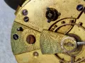 IMPROVED PATENT ENGLISH LEVER. МЕХАНИЗЪМ от СТАР ВИКТОРИАНСКИ ДЖОБЕН ЧАСОВНИК РИМСКИ ЦИФЕРБЛАТ 12602, снимка 13