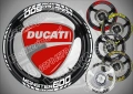 Ducati Monster 600 кантове + надписи за джанти , снимка 1