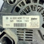 A0009067702 алтернатор, динамо 180A, 14V Valeo от Mercedes Vito W447, 114 CDI, двигател OM651.950, 2, снимка 6