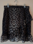 Тигрова пола с няколко шлейфа и ластик в кръста 🖤, снимка 1 - Поли - 44811543