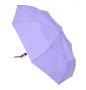 Автоматичен лилав чадър за дъжд с метална дръжка 32 см, снимка 3