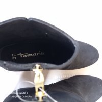 Черни боти, немски, Тамарис, 37 н-р, снимка 5 - Дамски боти - 35031085