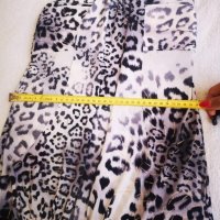 Тигрова рокля, S размер, снимка 6 - Рокли - 27864357