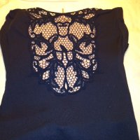 Дамски комплект блуза + жилетка, размер 8-10, снимка 4 - Комплекти - 39964264