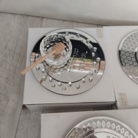 Комплект за кръщене - чиния, купичка и дървена лъжица стъклени 3 модела, снимка 3 - Други - 38482903