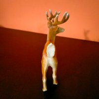 Колекционерска фигурка Schleich White Tailed Deer Белоопашат елен 2002 14253, снимка 4 - Колекции - 39157430