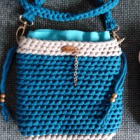 Дамски плетени чанти, ръчно изработени, модерна визия, снимка 7 - Чанти - 34899131
