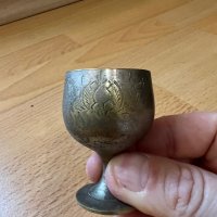 Метални чаши с поднос, снимка 7 - Антикварни и старинни предмети - 42838038