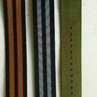Текстилни каишки НАТО 24 мм, снимка 4 - Каишки за часовници - 36583865