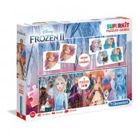 CLEMENTONI SUPERKIT Пъзел Frozen 2 2x30ч. Memo + Domino 20241, снимка 1 - Игри и пъзели - 29799729