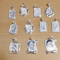 Сребърни медальони Св.Богородица, снимка 1 - Други - 36528916