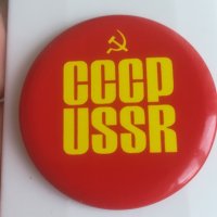 Значка СССР. USSR. Голяма значка. Made in USSR. Norma. , снимка 2 - Колекции - 42302988