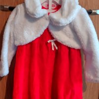 Коледни дрехи и обувки за момиченце различни размери, снимка 3 - Детски рокли и поли - 38576145