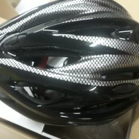 Каска за велосипед размер L 58-61 см черно със сиво РАЗПРОДАЖБА, снимка 1 - Спортна екипировка - 30445791