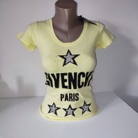 Тениска Givenchy жълта, снимка 3 - Тениски - 36594348