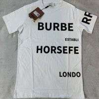 Burberry мъжка тениска фланелка блуза бяла 100% памук у имат унисекс , снимка 9 - Тениски - 40353254