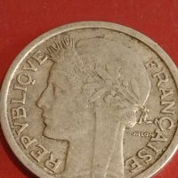 Две монети 1 Дойче марка 1956г. Германия / 1 франк 1949г. Франция редки за КОЛЕКЦИОНЕРИ 30239, снимка 8 - Нумизматика и бонистика - 44348857