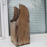 Дървен лъжичник , снимка 4 - Антикварни и старинни предмети - 30986843
