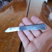 Стар джобен нож,ножче,ножка #23, снимка 3 - Други ценни предмети - 38550715