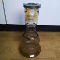 Винтидж  стъклени вази 3 броя, снимка 4 - Вази - 30755798