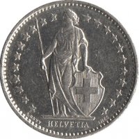 Монети 1/2 Fr. , снимка 6 - Колекции - 25196901