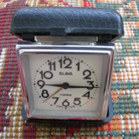 Джобен часовник будилник SLAVA, снимка 2 - Антикварни и старинни предмети - 30467375