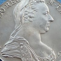 Сребърна монета Австрия талер 1780г. Мария Терезия от Хабсбург 40382 , снимка 9 - Нумизматика и бонистика - 42755861