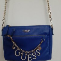Оригинална чанта на GUESS синя, снимка 1 - Чанти - 37894340