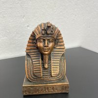 Метален бюст на Тутанкамон. №4737, снимка 1 - Колекции - 42892017
