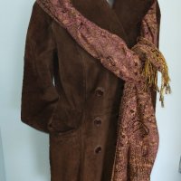 Дамски елегантен блейзър тип манто / преходно палто / от естествен велур "Pauw" design, снимка 4 - Палта, манта - 16208964
