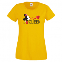 Дамска тениска Set for Couples Minnie 3 Подарък,Изненада,Рожден ден,, снимка 10 - Тениски - 36530952