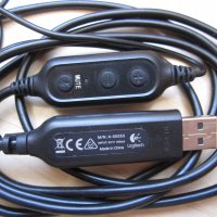 Слушалки с микрофон Logitech PC 960, USB, снимка 2 - Слушалки и портативни колонки - 33845743