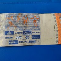 Билет за футболен мач Парагвай-България 1998 г, снимка 4 - Футбол - 35565514