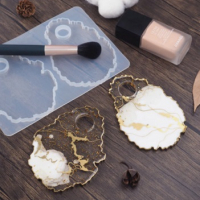 Палитра мострен дисплей поставка за сенки грим козметика силиконов молд форма калъп смола декор, снимка 1 - Форми - 36462325