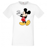 Мъжка тениска Mickey Mouse Peugeot Подарък,Изненада,Рожден ден, снимка 9 - Тениски - 36577472