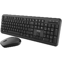 2 в 1 Комплект клавиатура и мишка Безжични CANYON CNS-HSETW02-BG Класически форм-фактор, снимка 2 - Клавиатури и мишки - 36642188