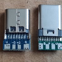 USB-C конектор на платка, мъжки и женски , снимка 2 - Друга електроника - 40585206