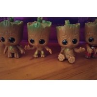 4 бр Пазители на Галактиката Marvel Guardians of the Galaxy Groot Груут пластмасова фигурка играчка , снимка 3 - Фигурки - 32203462