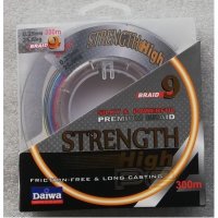 Плетено влакно - конец X9 Daiwa Strength Braid 9 Multi Color, снимка 4 - Такъми - 38646866