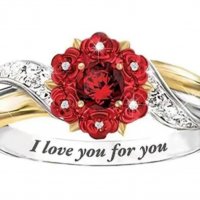 Романтичен пръстен, снимка 4 - Пръстени - 38551423