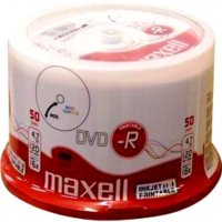 DVD-R 4.7GB full face printable MAXELL 50бр. В целофан, снимка 2 - DVD дискове - 15681698